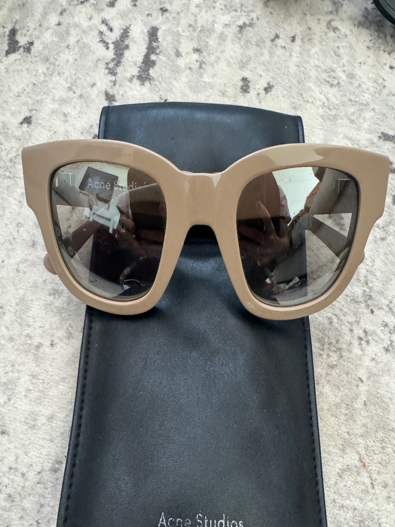 Tan Sunglasses Acne Studios - Like New - Large Womens Frames